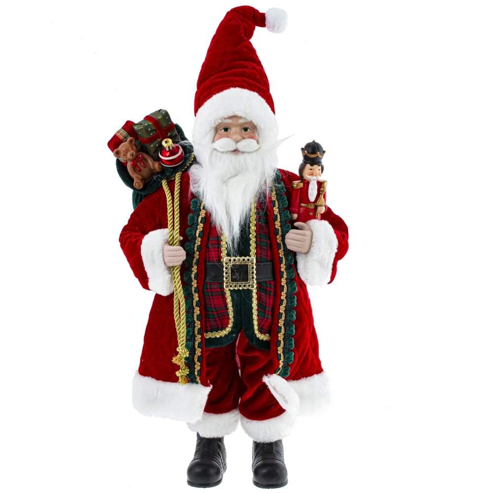 REMECO COLLECTION Дед Мороз 808440 красный/золото 26х16х45/62см