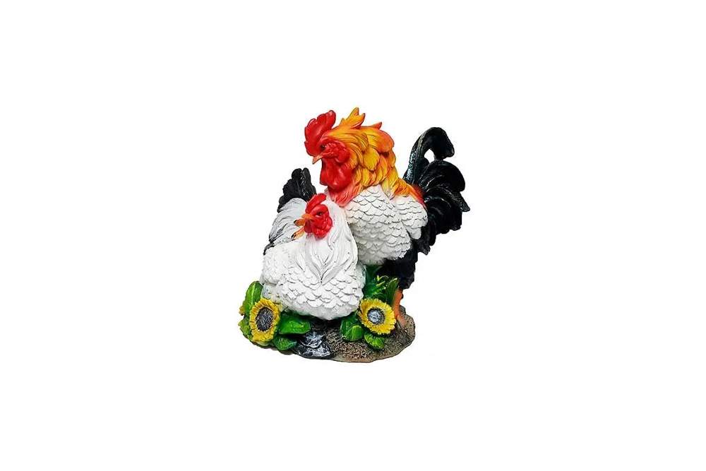 Фигура садовая Куриная семья Ф353 28х34см  
