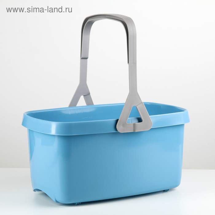 Ведро 12л  прямоуг. Smart васильковое 273342