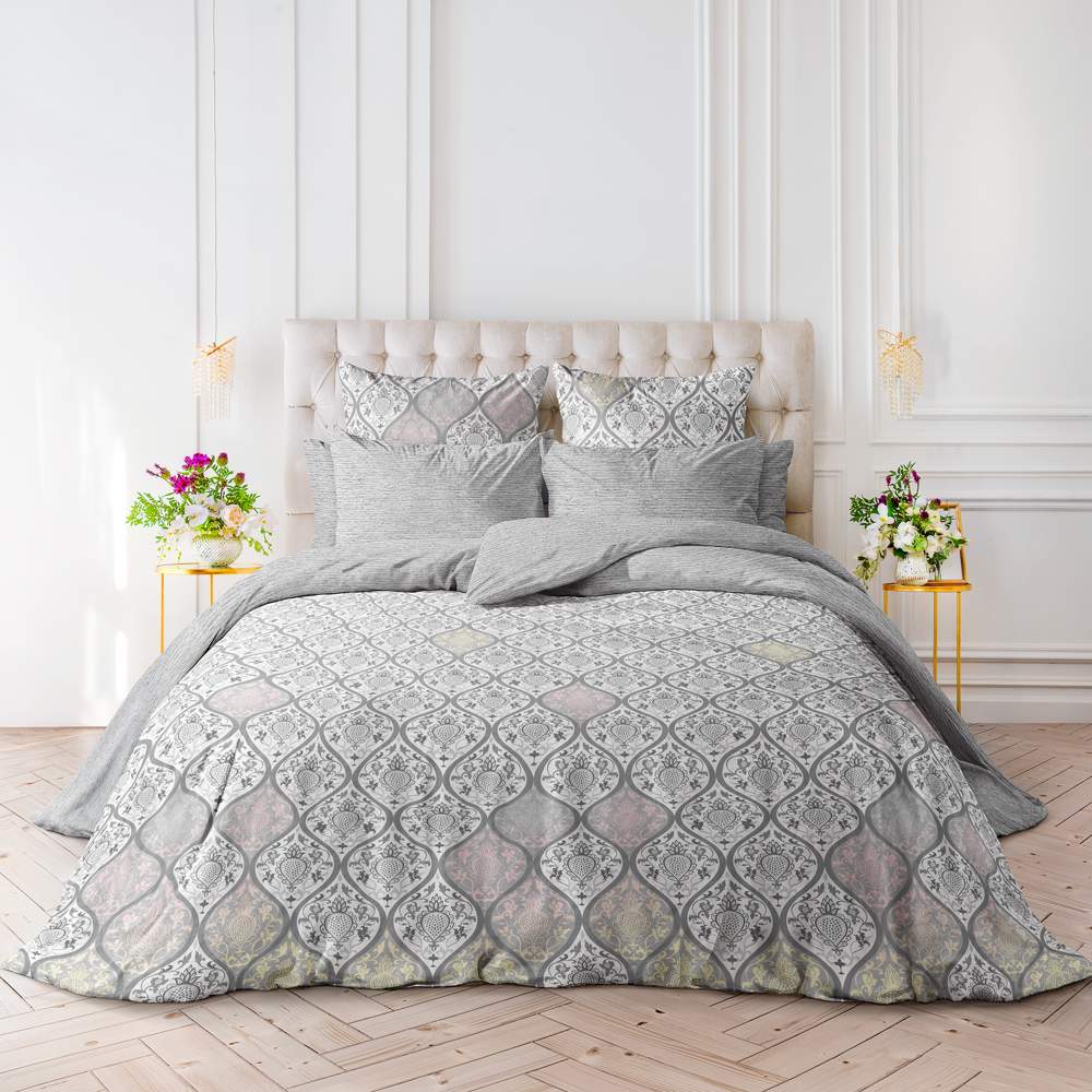 VEROSSA перкаль КПБ Damask Евро (прост.220х240,подод.200х220,нав.50х70-2/70х70-2) 738786