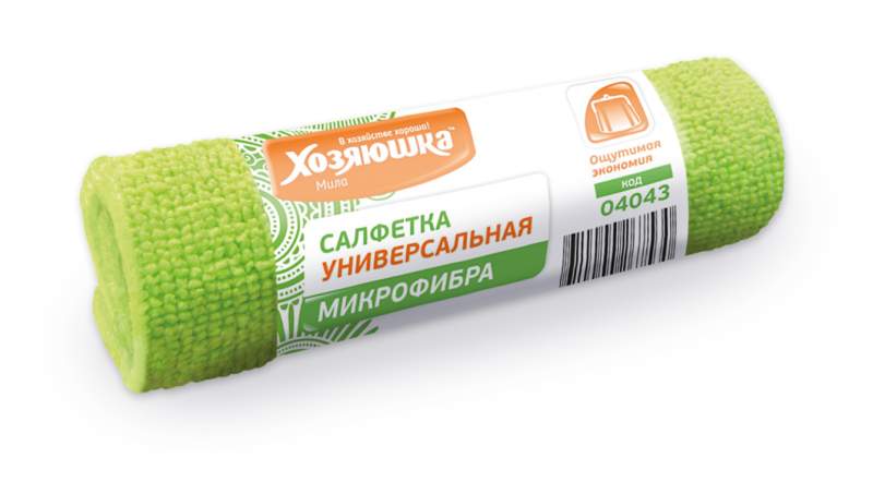 ХОЗЯЮШКА МИЛА Салфетка 04043 микрофибра 30*30см