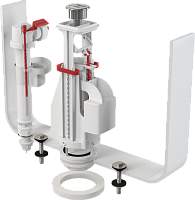 Комплект выпускной  SA08AS 1/2" CHROM с 2-кн. ниж.пласт.подв