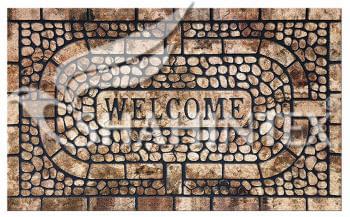 Коврик резиновый SHAHINTEX  флокир. 60*90  SH F021