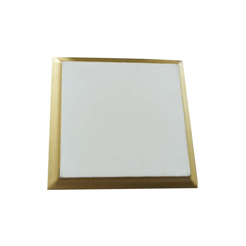 Декор угл. 90х90  mdF/ral9010/ золото