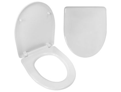 Сиденье д/унитаза Самара дюропласт креп. пласт. WIRQUIN 444772