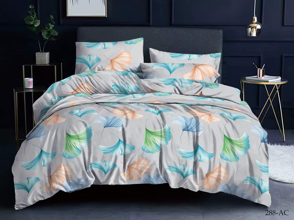 CLEO КПБ полисатин Art Color 1,5сп ( 70*70*2) 20% хлопок/40% вискоза/40% ПЭ 15/288-AC 