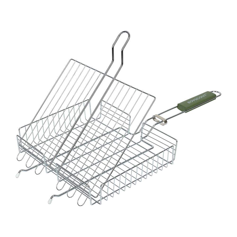 Решетка-гриль BOYSCOUT 61302 универсальная 30х25х5,5см (57х30х25х5,5см)  