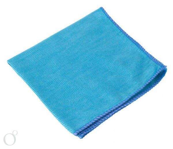 Салфетка микрофибра д/стекол и зеркал 40х40см голубой*250  31-4158