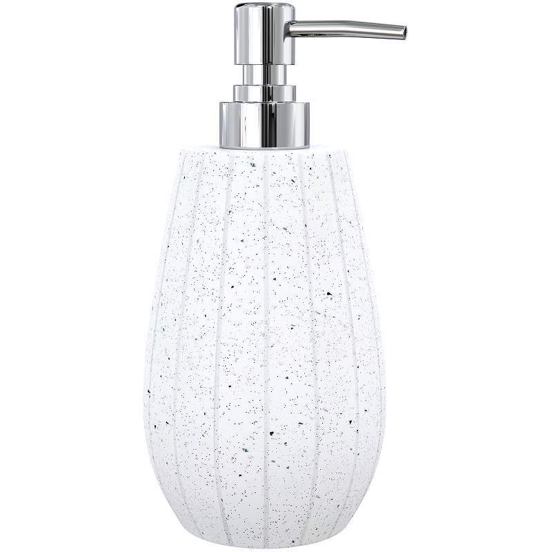 Дозатор д/жидкого мыла настольный, WAVE, полирезин FOR-WAV021W