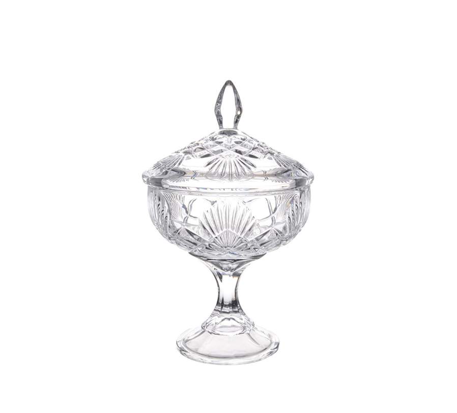 CRYSTALITE BOHEMIA Ваза Lyra-Nova 24см д/конфет и фруктов стекло 32540