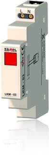 Сигнализатор свет. красный 230VAC IP20 на DIN LKM-03-10 Zamel