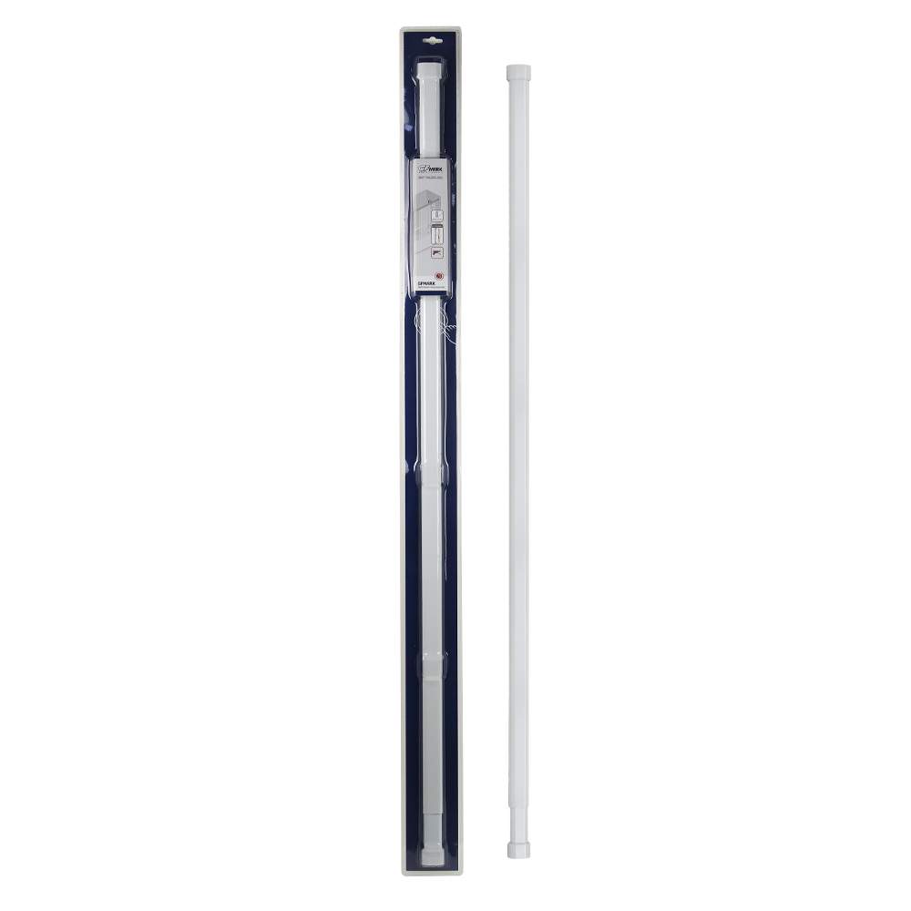 Карниз в ванную GFmark 1,2х2,2  телескоп.белый из алюм. 100015