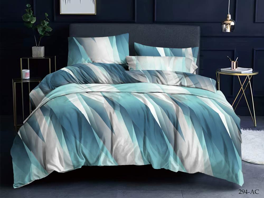 CLEO КПБ полисатин Art Color 2сп ( 70*70*2) 20% хлопок/40% вискоза/40% ПЭ 20/294-AC 