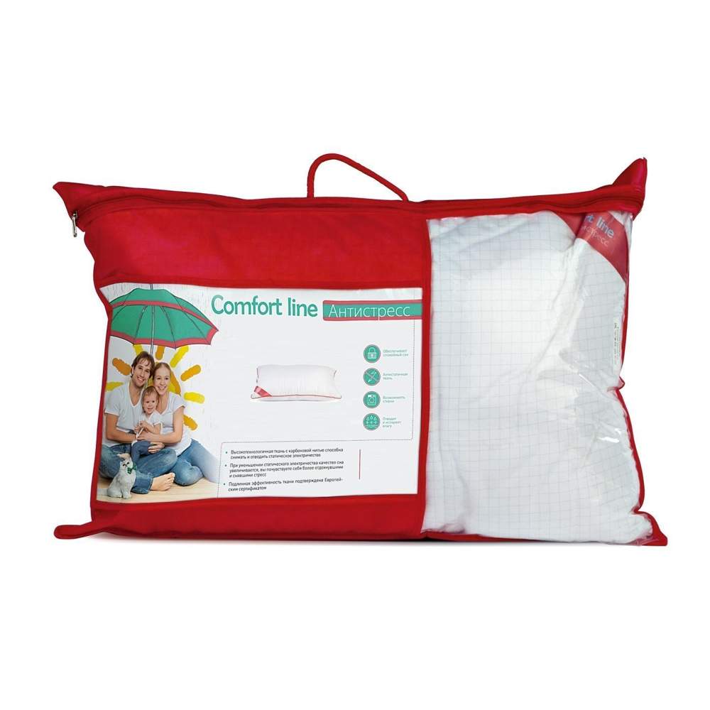 COMFORT LINE Подушка Антистресс 50/70 Мелкая клетка CLAN 174533