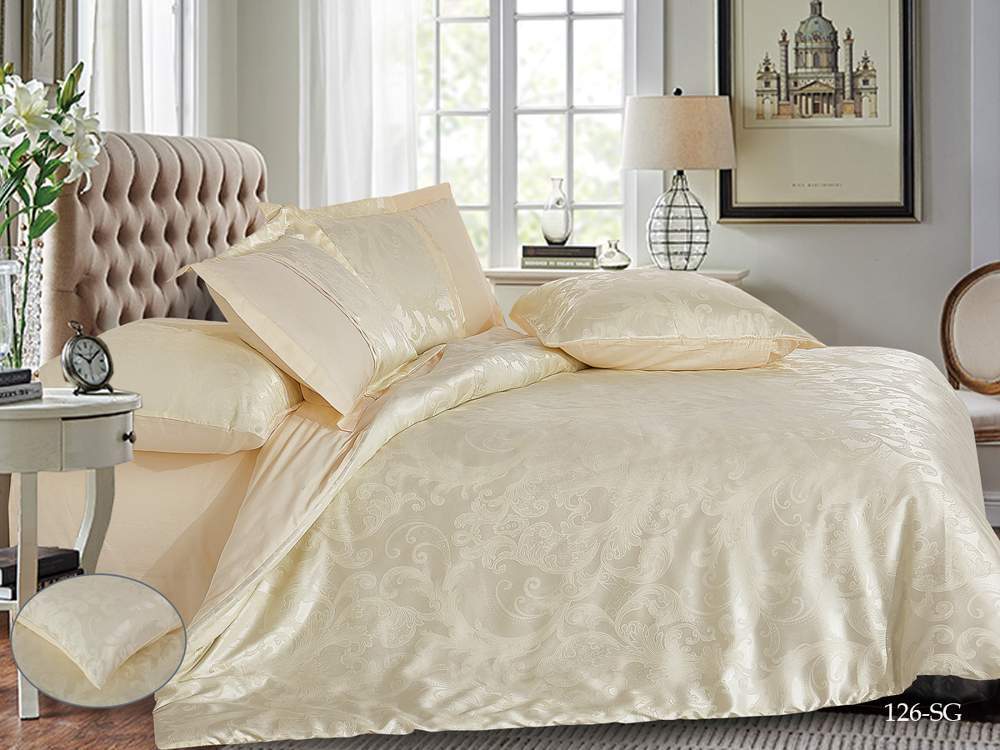 CLEO КПБ Satin Jacquard евро (50*70*2 70*70*2) 65% хлопок/20% ПЭ/15% вискоза 31/126-SG