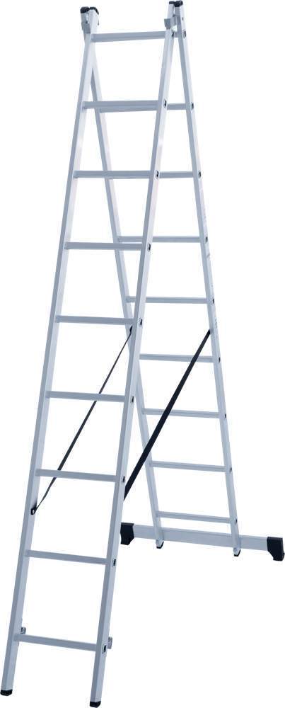 Лестница двухсекционная  Новая высота NV1220 2x9 1220209 396см