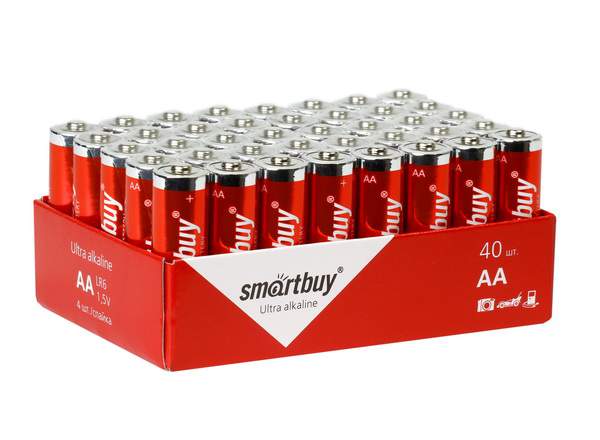 Батарейка Smartbuy  алкалиновая  LR6/40  bulk  SBBA-2A40S