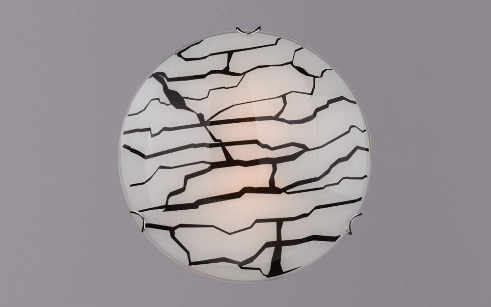 PC 023  Черный мрамор гл. д.300  Светильник