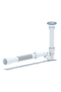 Сифон Ани д/биде 1 1/4*32 с гиб.трубой 32*40/50  BD1016