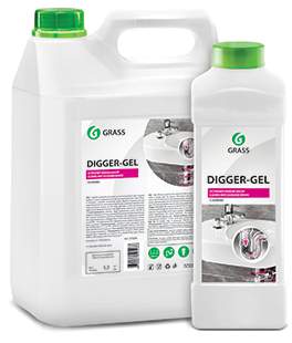 Средство д/прочистки труб щелочное GraSS Digger gel 5,3 кг (125206)
