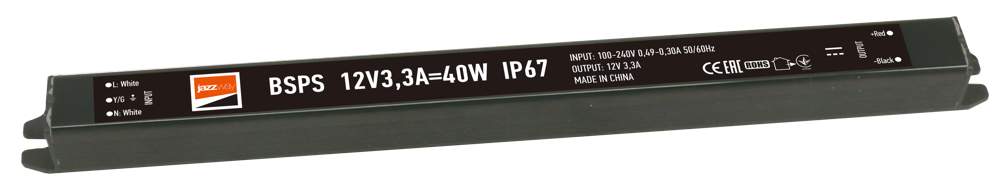 Драйвер Jazzway  BSPS 12V  3,3A=40W  IP67  3329266A