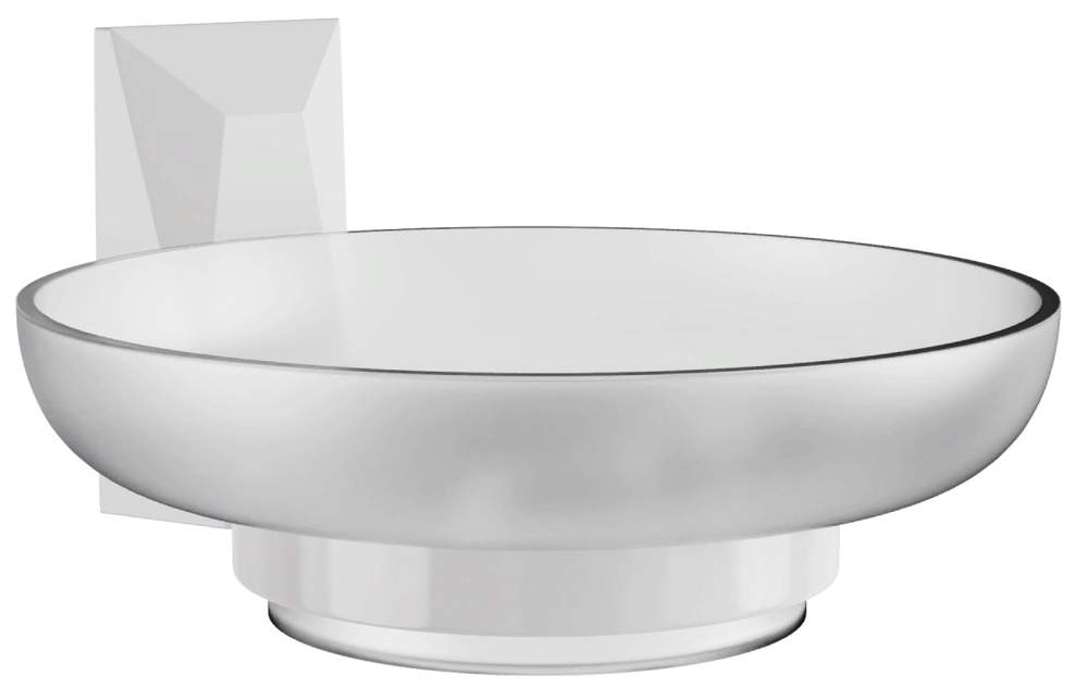 Мыльница д/ванной ICE White KLE-ICE036WT