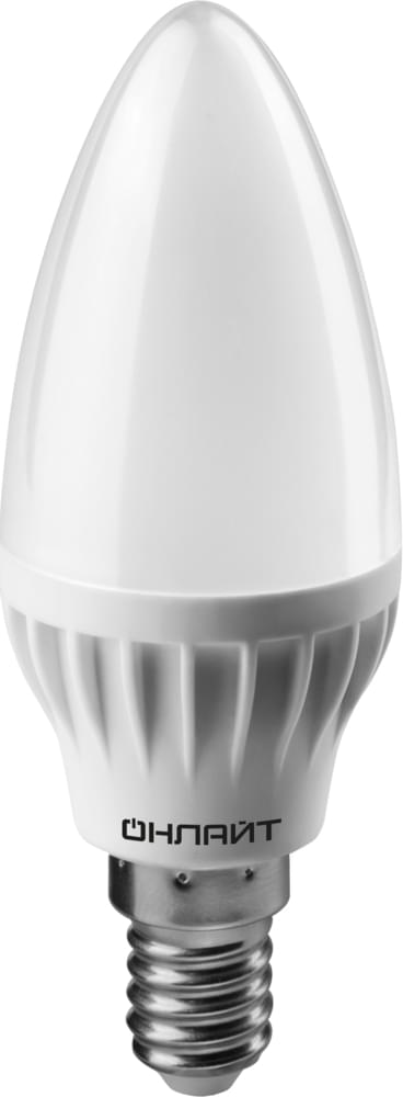 Лампа Navigator 71632  OLL-С37  LED 8вт Е14 тепл. мат. свеча
