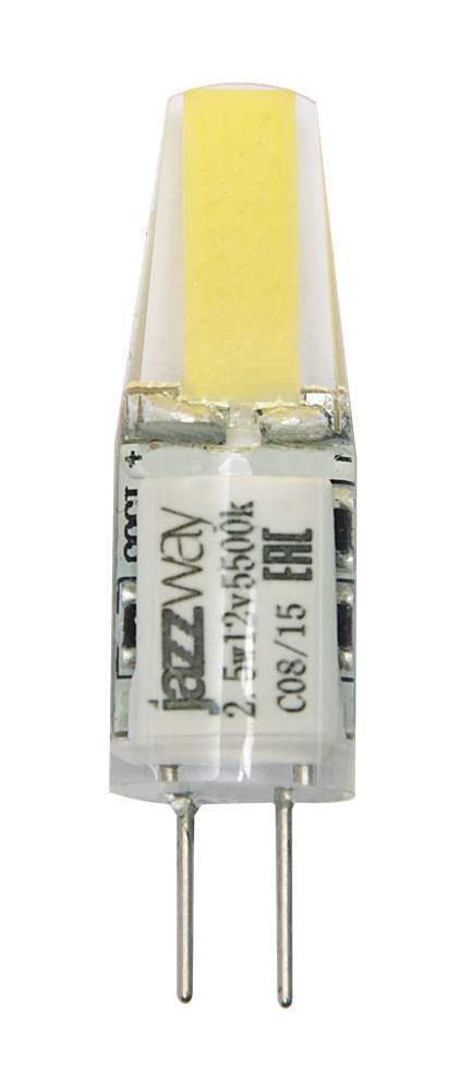 Лампа светод. PLED-G4 COB 3Вт капсульная 5500K холод.бел. 240лм 220В JazzWay  2857477/413849