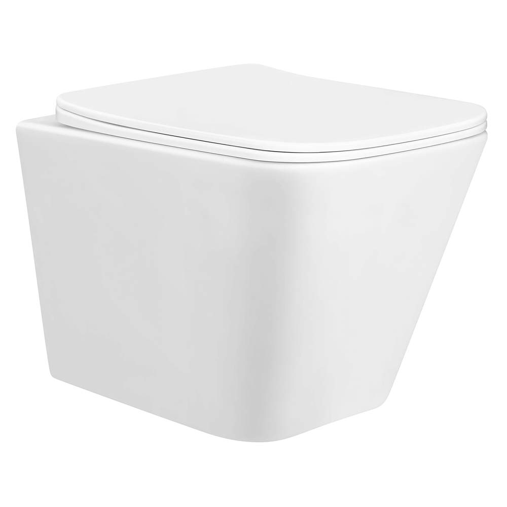 Унитаз Hugo подвесной безоб. с сид.микролифт дюропласт 480*350*363  AZ-3103