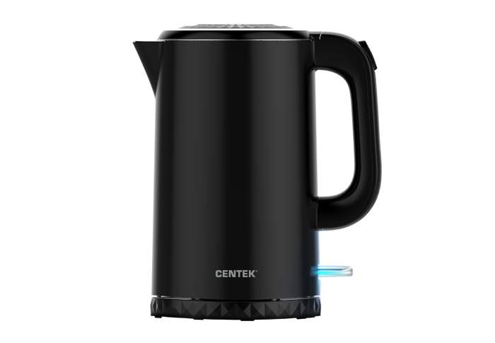 Чайник Centek CT-0020 Black  металл 1,7л  2200W