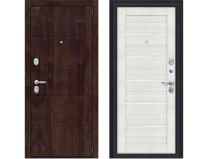 Дверь мет. Porta S-3 4/П22 Almon 28/Bianco Veralinda WW/Лунный камень 205*88 L(кварт.)