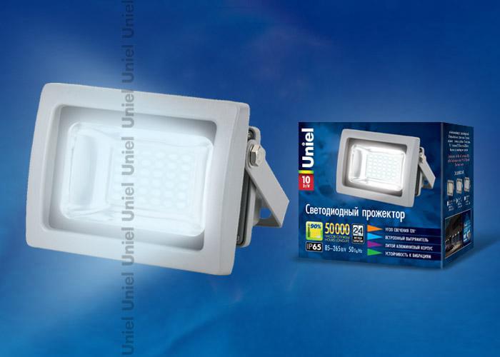 Прожектор Uniel  ULF-S04-10W/BLUE IP65 85-265B Grey  10514