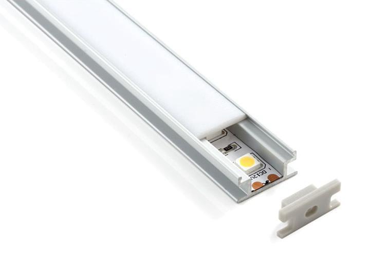 *Профиль для LED ленты  LL-2ALP002  встр.напольн.алюмин. 8мм
