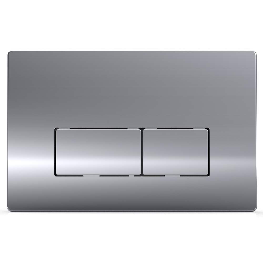 Azario  панель смыва (квадратная) хром глянец  AZ-8200-0089