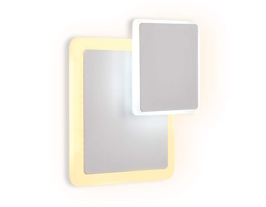 Св-к Бра MAYSUN FW106 WH/S белый/песок 18W 240*220*50 настен. LED 3000K/6400К