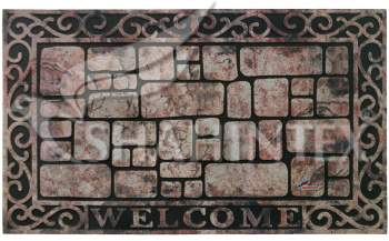 Коврик резиновый SHAHINTEX  флокир. 45*75  SH F025