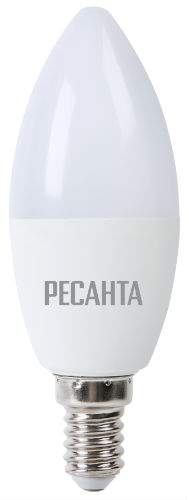 Лампа светодиод.LL-R-С37-6W-230-3K-E14 свеча,6Вт,тепл.Е14 Ресанта