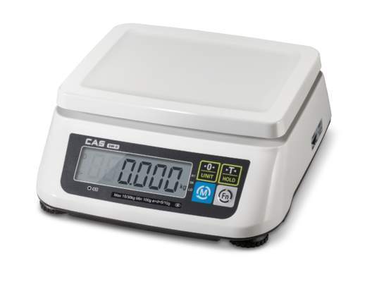 Весы CAS SWN-15 мд429.3 15кг (от 40гр,дискретность отсчета 2/5гр) 245х280х110мм