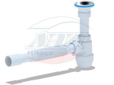 Сифон Ани 1 1/4*32 "ЮНГ"с гибкой трубой 32*32/*40  ВМ1015