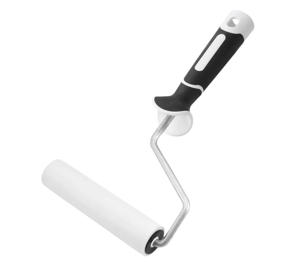 Валик 150мм д/прикат. обоев,  ручка 8мм белый   138-3150