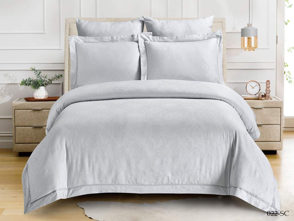 CLEO КПБ Soft Cotton жаккард 2сп (50*70,70*70) 70% хлопок/25% лен/5% тенсел 21/022-SC