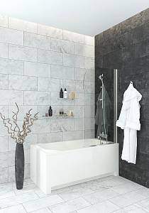 Душ.ограж. JY70PR на ванну 70х130  рифленое стекло