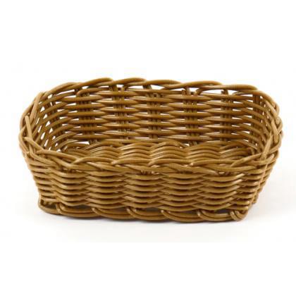 LUXSTAHL Корзинка кт1910 коричневая прямоугольная 18х12х5,5см