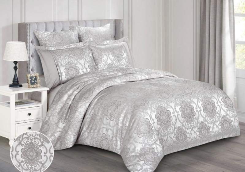 CLEO КПБ Satin Jacquard евро (50*70*2 70*70*2) 65% хлопок/20% ПЭ/15% вискоза 31/156-SG