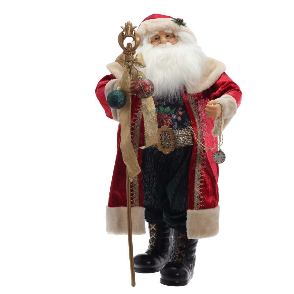 REMECO COLLECTION Дед Мороз 821633 красный/золото 31х34х80см