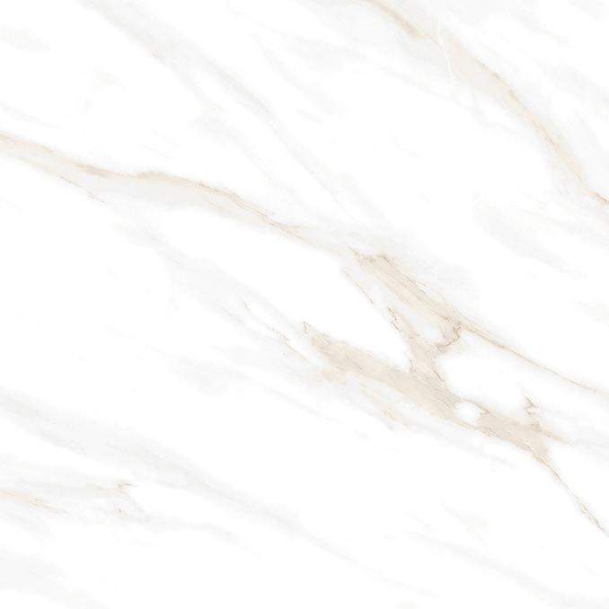 Калакатта Кларити Голд / Calacatta Clarity Gold Керамогранит белый 600х600 Полированный