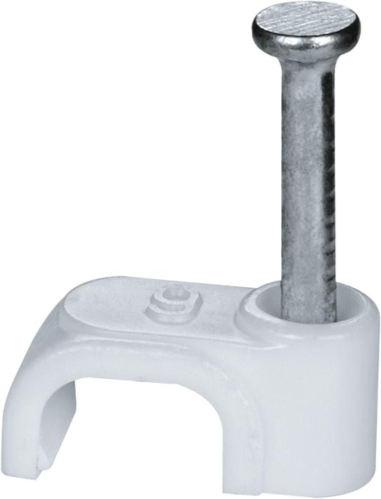 Скоба крепл. Navigator  71081  прям. d.6  с гвоздем 1/50  NCS-06-50  17275/155781
