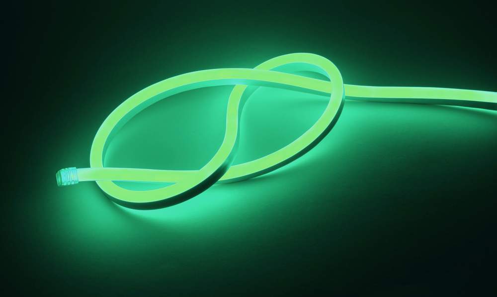 Лента с/д N2835-120-IP67-220V-20m-G неоновая Б0043076