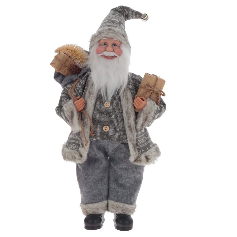 REMECO COLLECTION Дед Мороз 807207 серый 24х14х45/57см