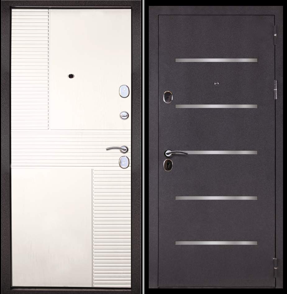 Дверь мет. Токио белое дерево  860 L